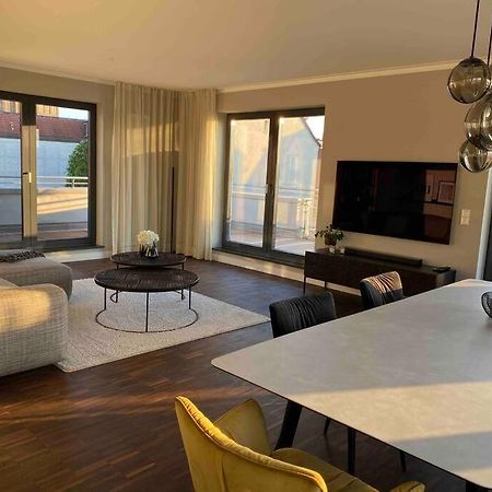 Exklusive Penthouse-Wohnung im Herzen Rostocks Exterior foto